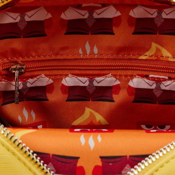 Loungefly Disney Pixar Inside Out Anger Cosplay Passport Bag - Picture 7 of 8